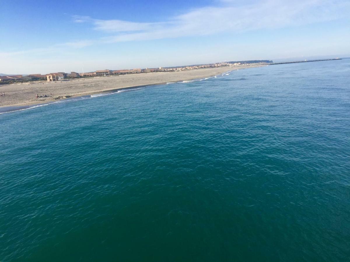 Barcaresa-Maisonnette Vue Mer Pieds Dans L'Eau Wifi Leucate Kültér fotó