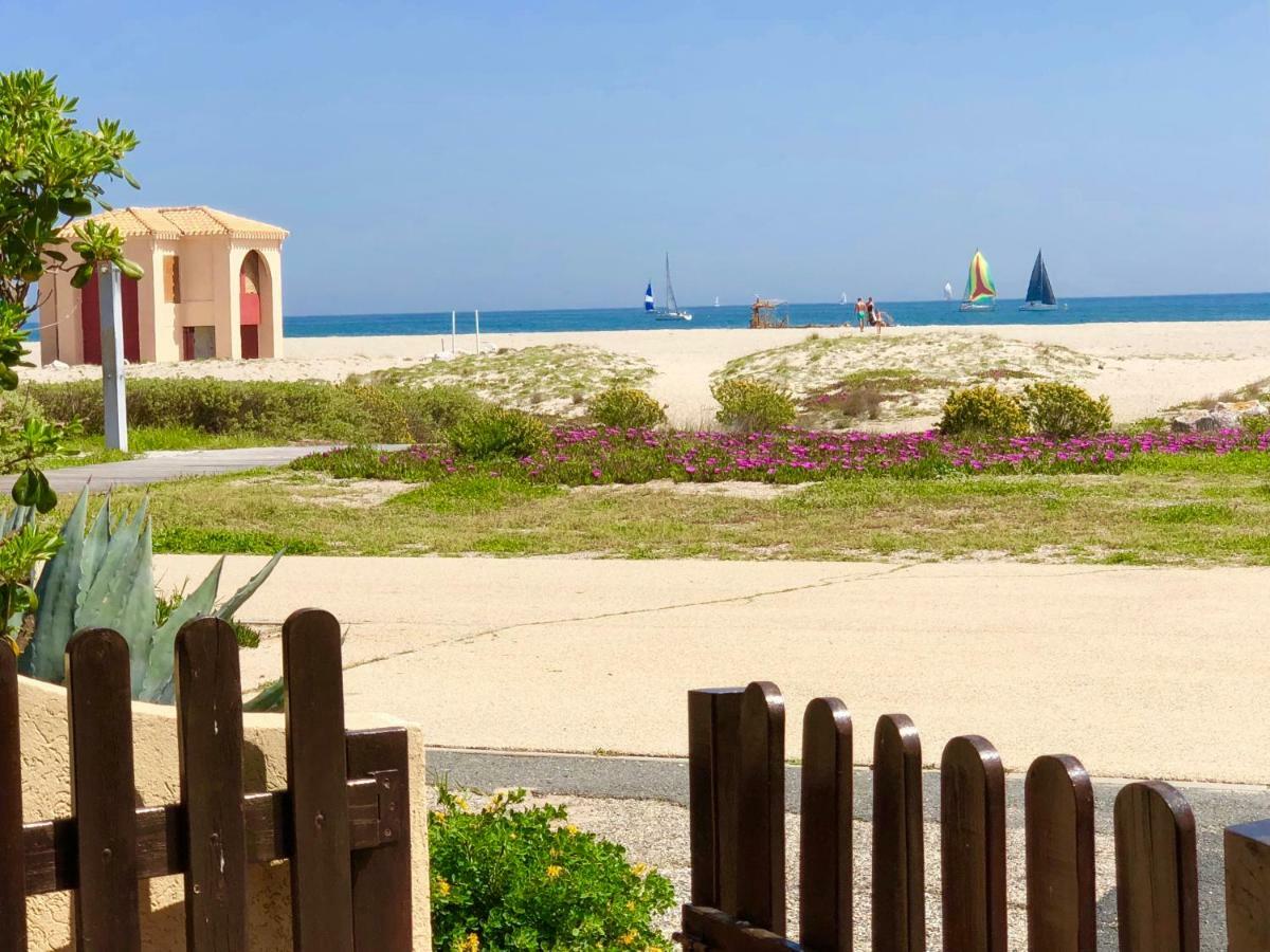 Barcaresa-Maisonnette Vue Mer Pieds Dans L'Eau Wifi Leucate Kültér fotó