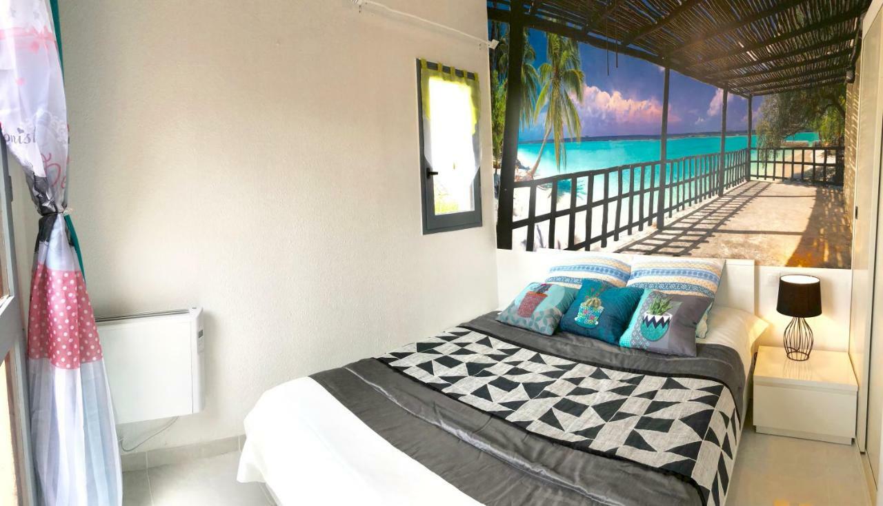 Barcaresa-Maisonnette Vue Mer Pieds Dans L'Eau Wifi Leucate Kültér fotó