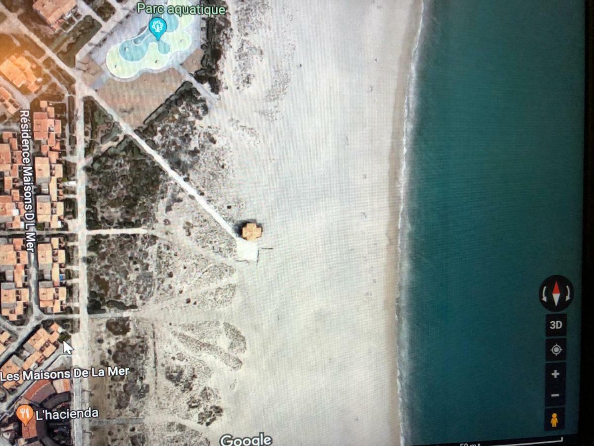 Barcaresa-Maisonnette Vue Mer Pieds Dans L'Eau Wifi Leucate Kültér fotó