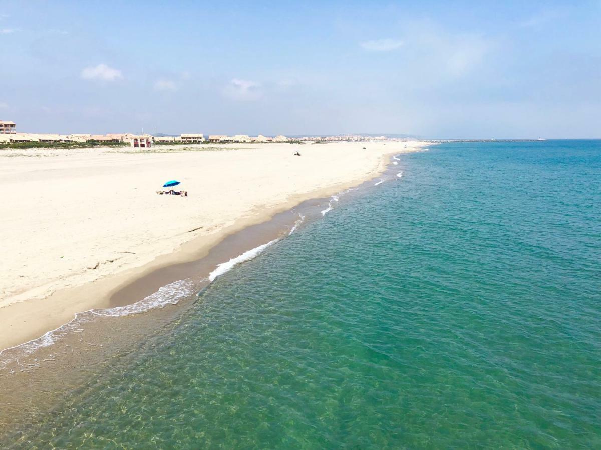 Barcaresa-Maisonnette Vue Mer Pieds Dans L'Eau Wifi Leucate Kültér fotó